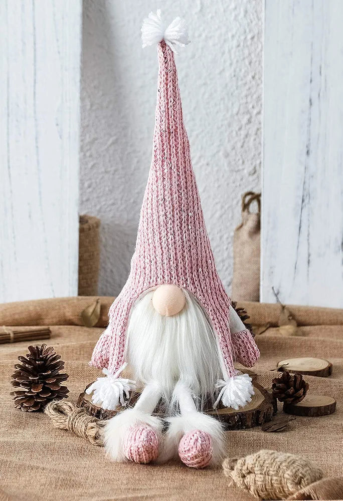 Handmade Weihnachts Gnome Plush - Festliche Tischdeko & Geschenk